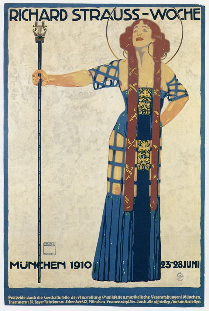 Richard Strauss-Woche, München / poster